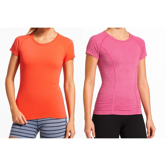 Athleta Fastest Track Tee Size Large Bundle - Picture 1 of 6